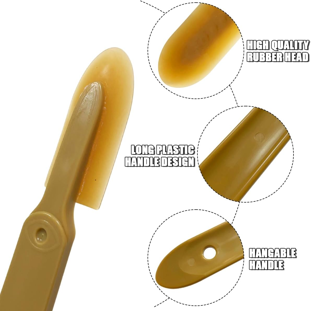 NILLOS Caulk Finishing Tool, 4 PCS Grout Sealant Caulking Smoothing Tool for Kitchen, Bathroom, Window (Multiple Shapes) image number 6