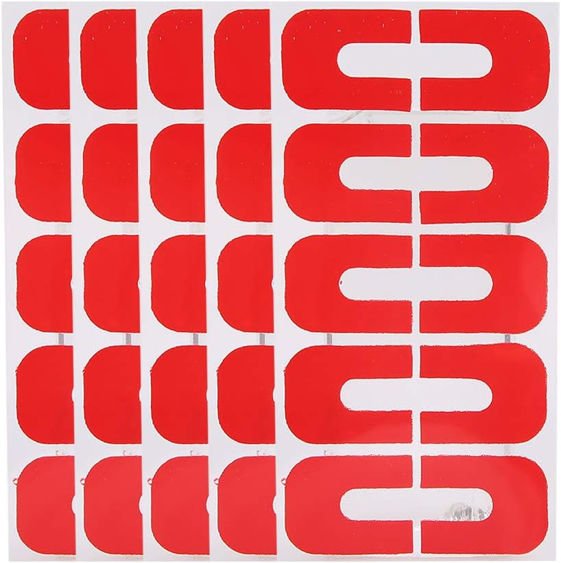 Riuulity Peel off Nail Tapes, Nail Art Skin Barrier Sticker Nail Polish Protector Cover, Prevent Nail Polish Overflow with Waterspout, 50PCS Peel off Tapes Nail Sticker for Home image number 1