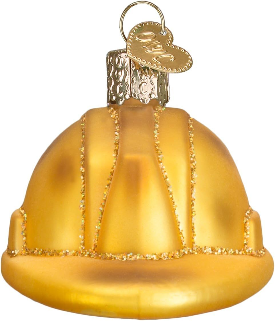 Old World Christmas Tractor Glass Blown Ornament for Christmas Tree, Handcrafted Holiday Decoration, Tools Collection image number 1