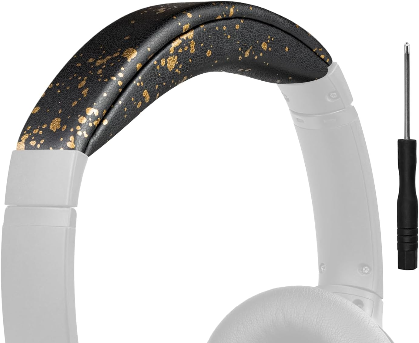 SOULWIT Headband Cover for Bose Quietcomfort 25(QC25) Headphones, Replacement Headstrap Pad Repair Part - Black