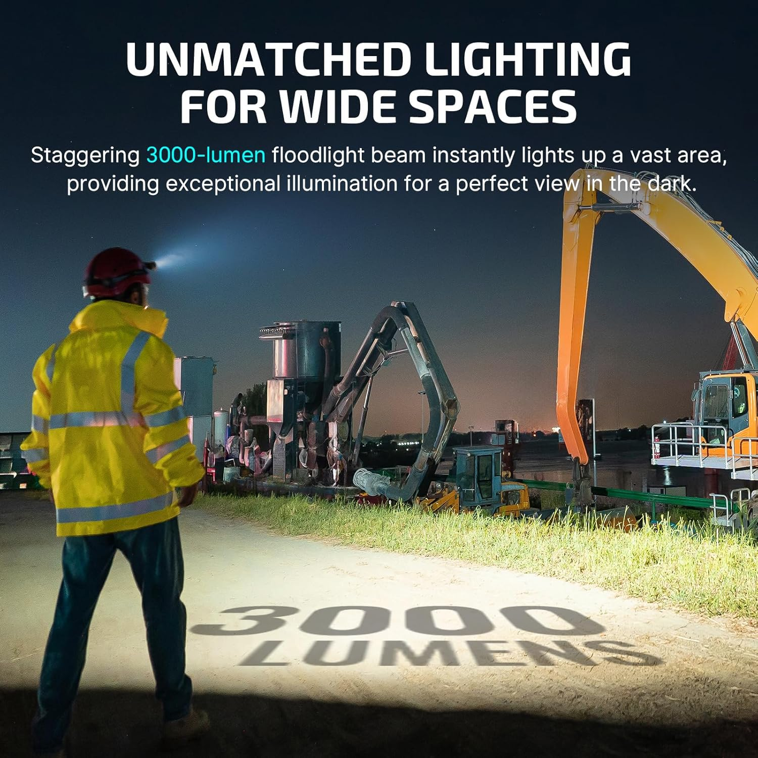 OLIGHT Perun 3 Max 3000 Lumens Headlamp Multi-Use Handheld EDC Torch Rechargeable Torch (Black)