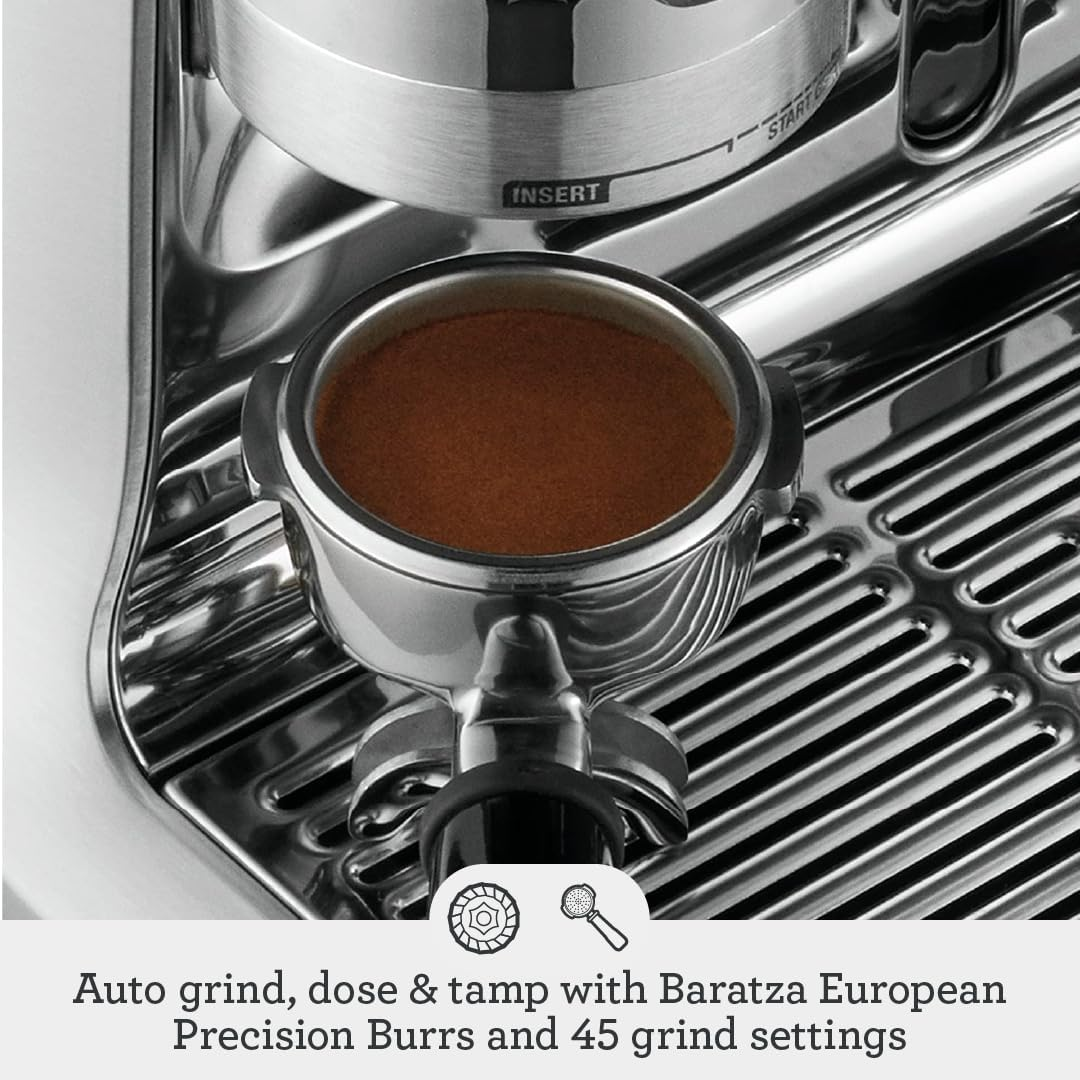Breville the Oracle Espresso Machine BES980BKS, Black Seasame - Brushed Stainless Steel image number 6