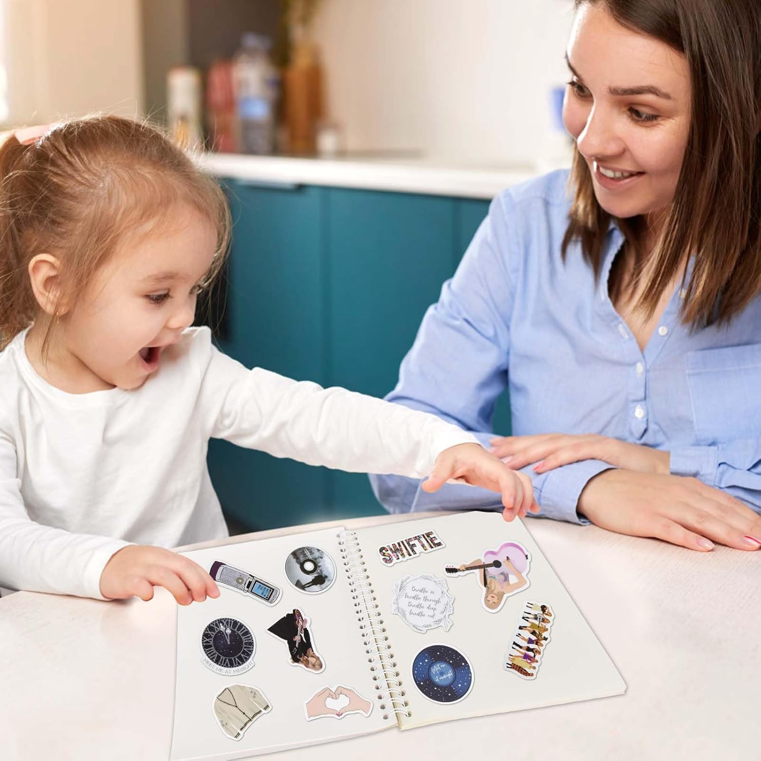 Album for Collecting Stickers, Collection of Stickers Books Album A5, Reusable Sticker Book, Sticker Book, Stickers Organizer for Sticker Collection image number 3