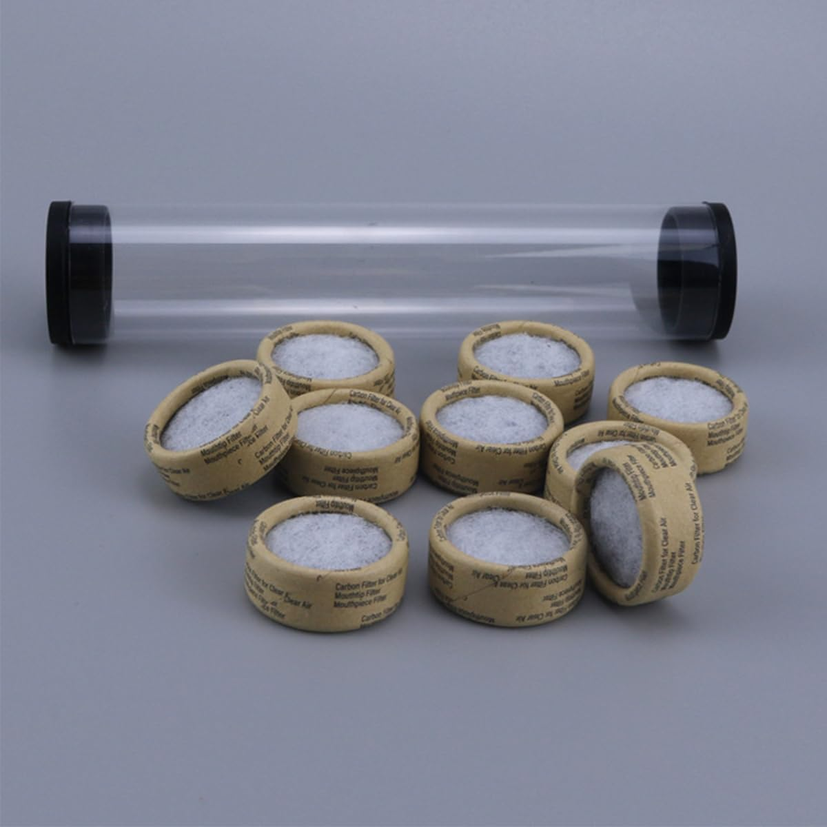 DCSMYX Silicone Mouth Funnel with Activated Carbon Filter, Universal Fit, 10-Piece Set image number 3