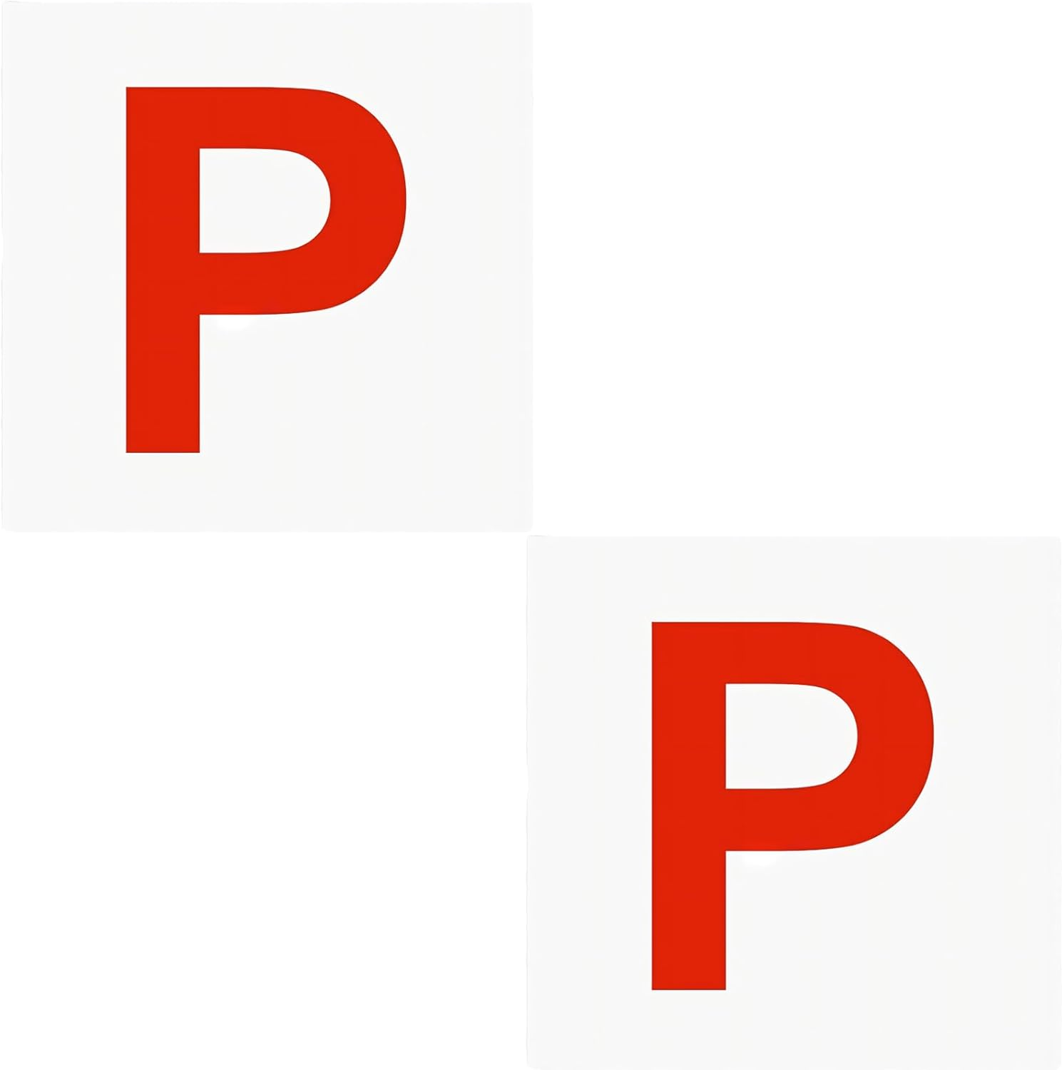 Magnetic Learner Driver Plates, 2 Pack Fully Magnetic Car Green P Plates， Learning Learner Driver Magnetic Plates Green P image number 4