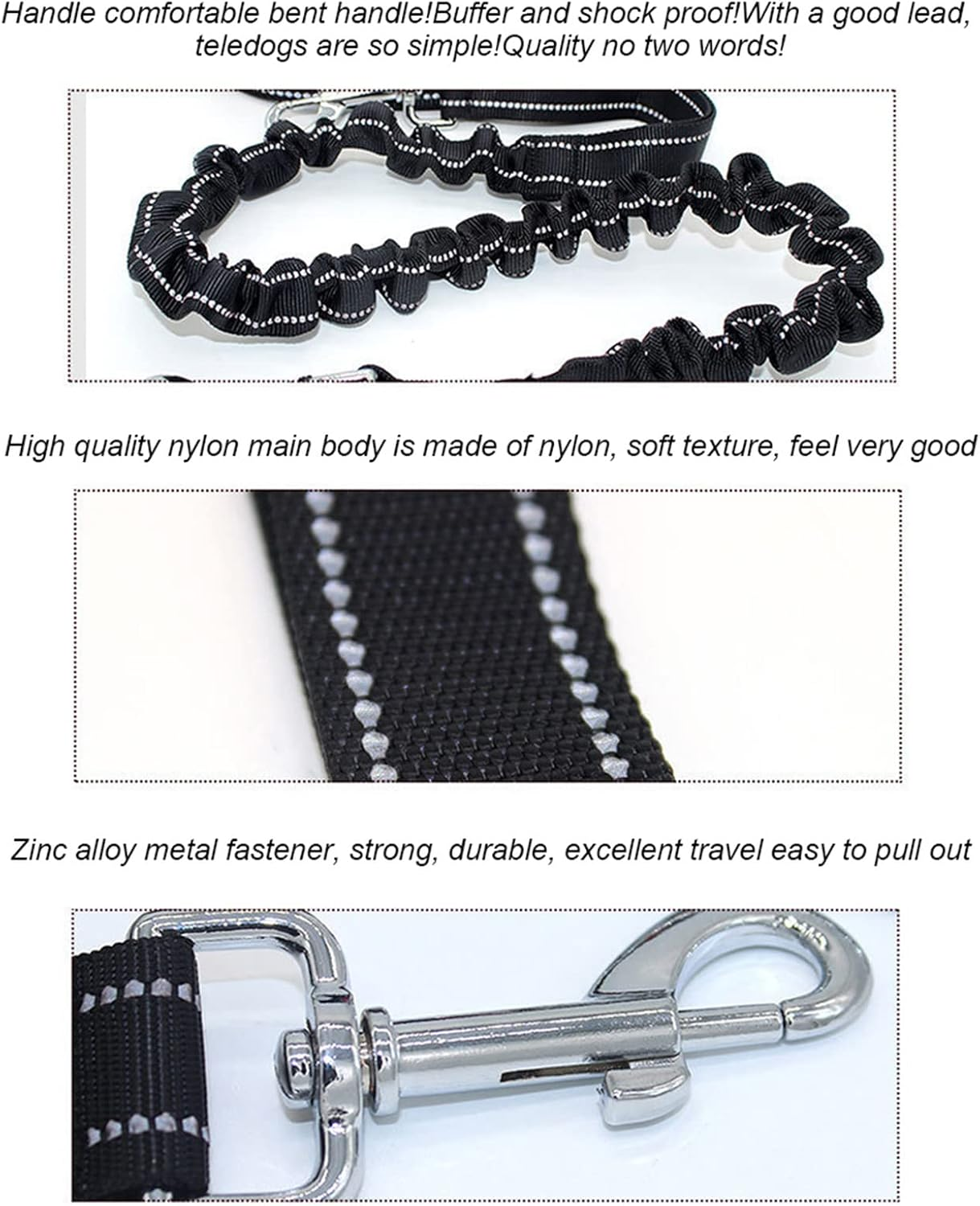 One Tow Two Leash 2 Dog Rope Elastic Cushion Dog Leash Dog Walking Leash Dog Belt Double Lead