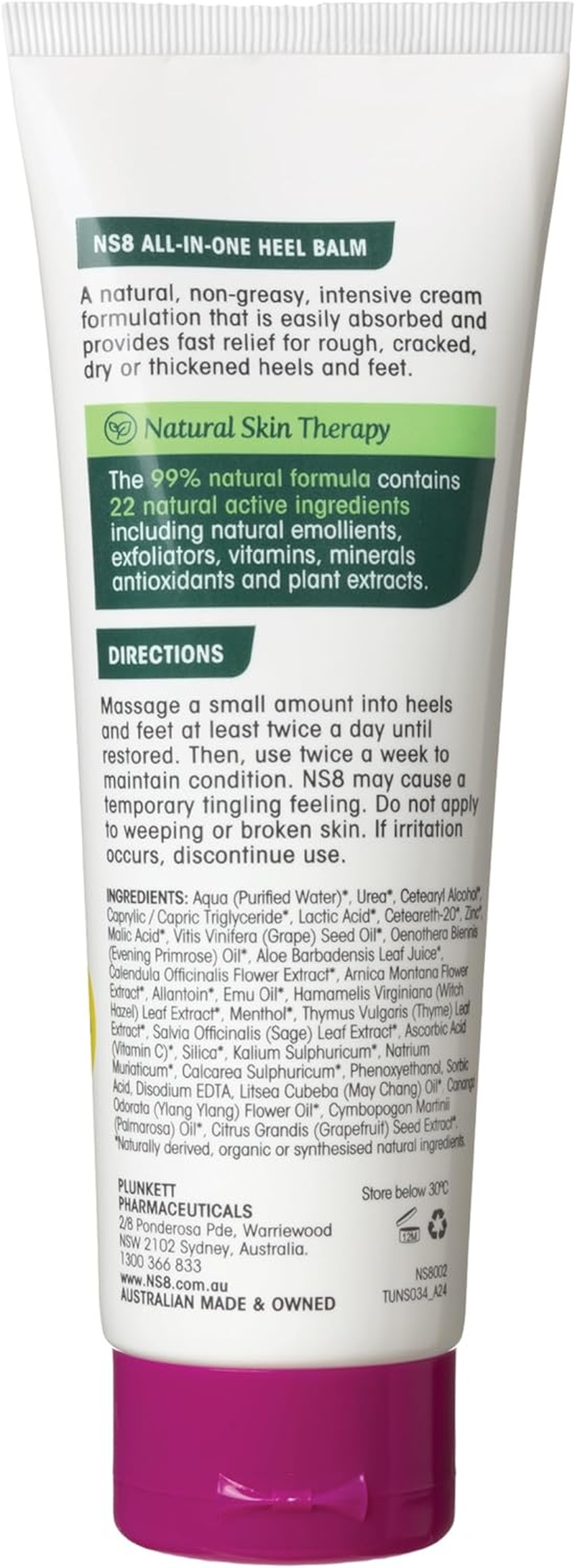 Plunkett'S NS8 Heel Balm Complex 75G image number 4