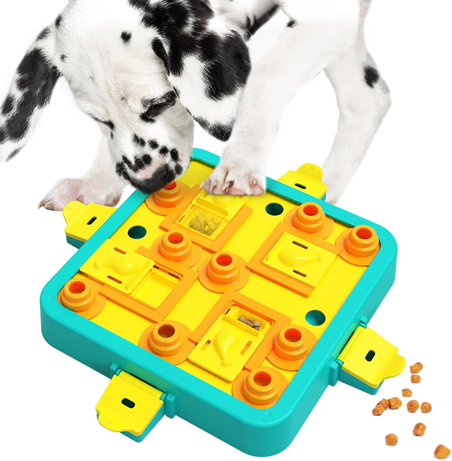 LACCEN Dog Puzzle Toys - Level 3 in 1 Interactive Dog Toy for IQ Training, Reduce Boredom, Dog Treat Dispenser, Slow Feeder, Fun Brain Stimulating Games for Large, Medium, Small Dogs