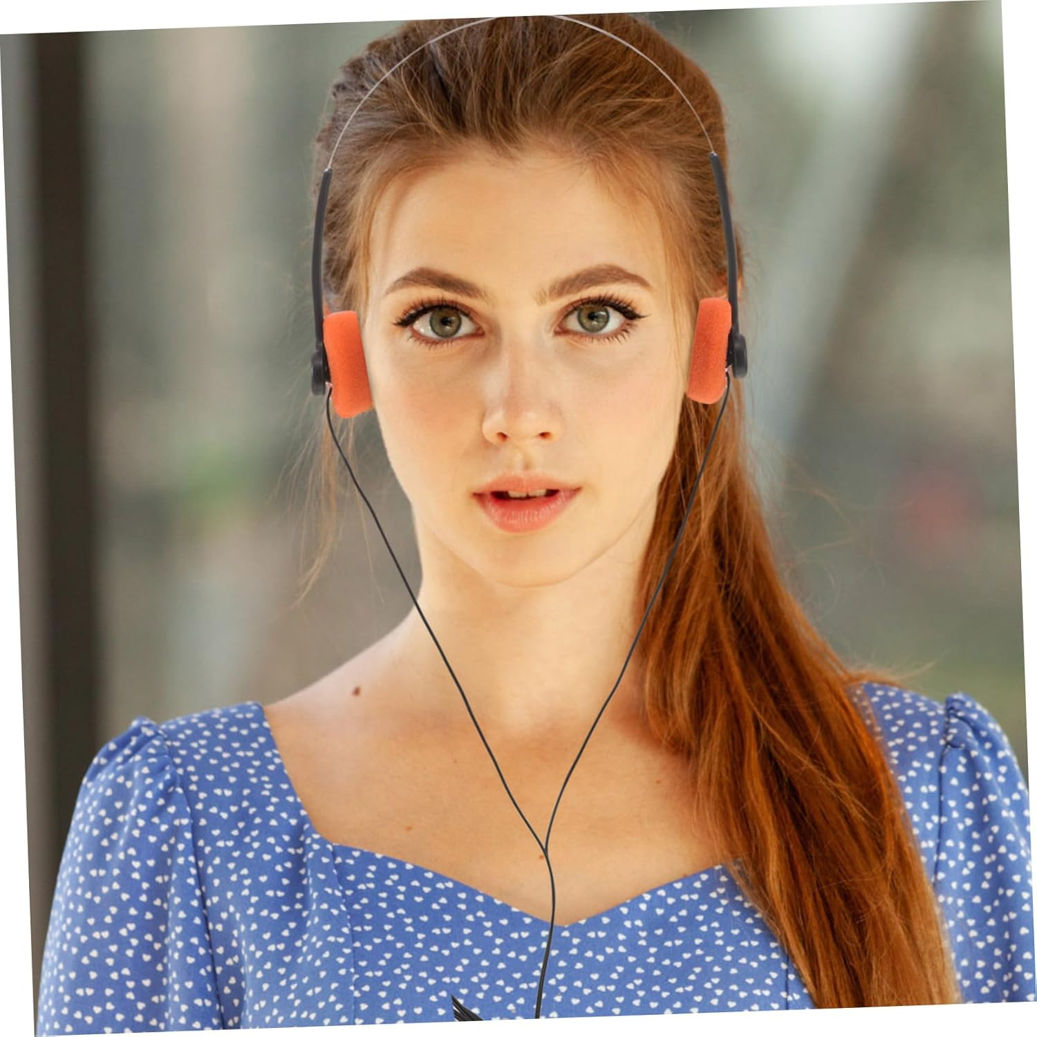 Levemolo Portable Ear Headphones with Adjustable Headband and Cushioned Ear Pads Lightweight Classic Retro Design for Students Safe Volume Listening in Classroom Library and Travel image number 1