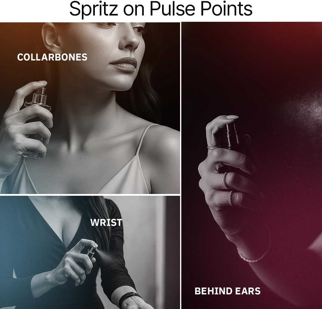 Sotrue Perfume for Women Gift Set Pack of 4X20 Ml Eau De Parfum Premium Luxury Long Lasting Fragrance Spray Berry Blush, Honey Spice, Oud Femme Vanilla Spark 4X20 Ml image number 3