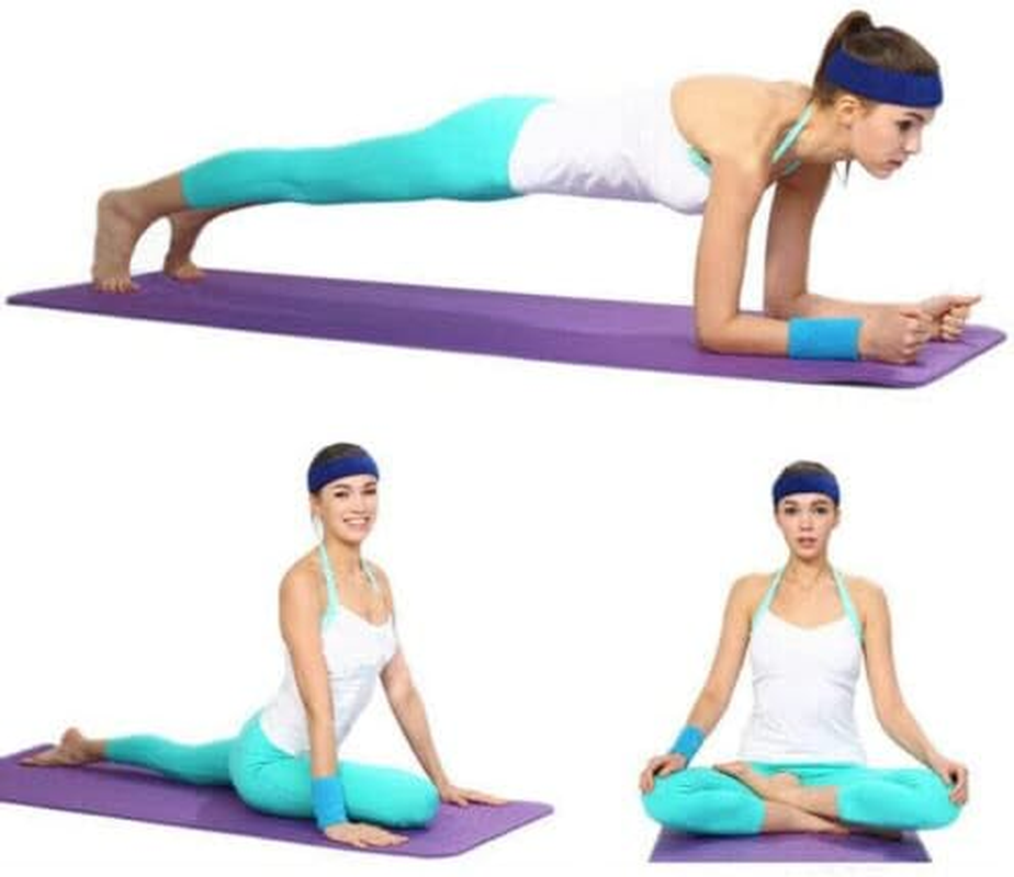 AIMALL Non-Slip Yoga Mat, 10/15/20MM Thick NBR Foam Exercise Pad, Durable Pilates and Fitness Mat with Carry Strap, 72X24 Inches, for Home Gym and Workouts image number 7