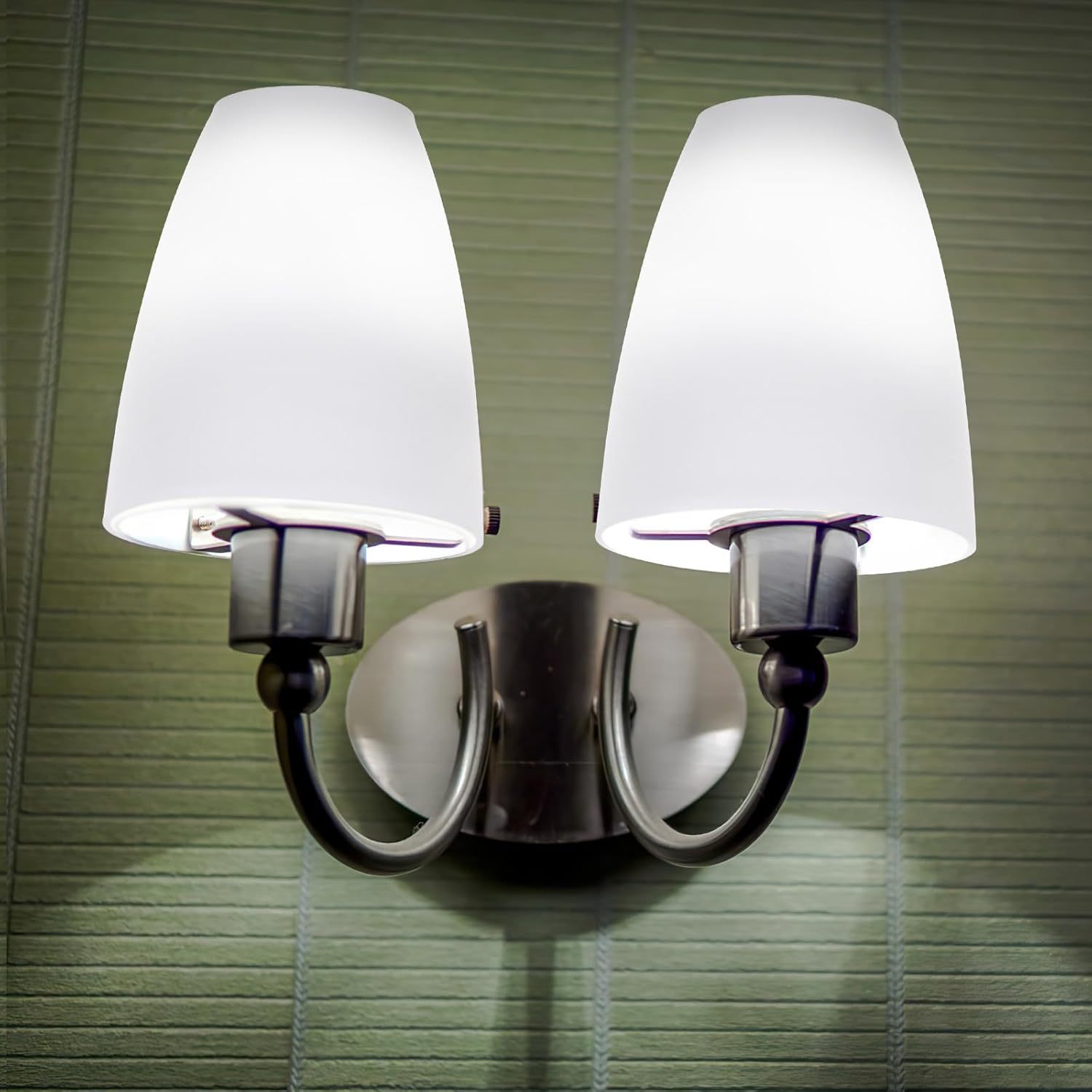 PACKOVE 2 Pcs Flat Mouth Plastic Lampshade, Small White Cone Lamp Shade, White Lamp Shade Covers for Table Bedroom Dresser Piano Lights image number 3