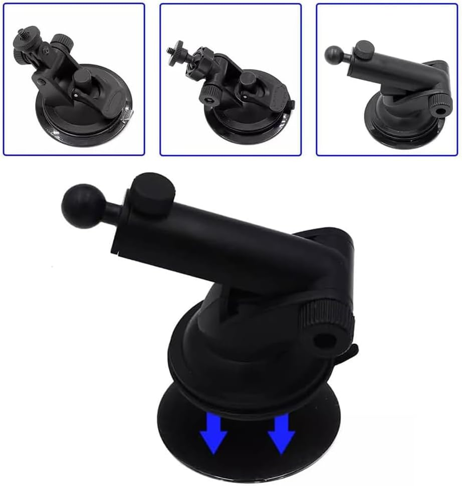 QISANKEE 6 PCS 3M Sticky Adhesive Pad Replacement for Dashboard/Dash Cam Suction Cup Mount, 80 Mm Circle Double Sided image number 3