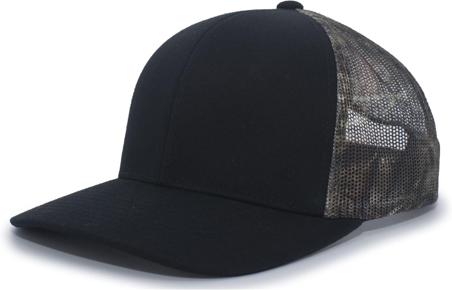 Pacific Headwear Camo Snapback Trucker Cap