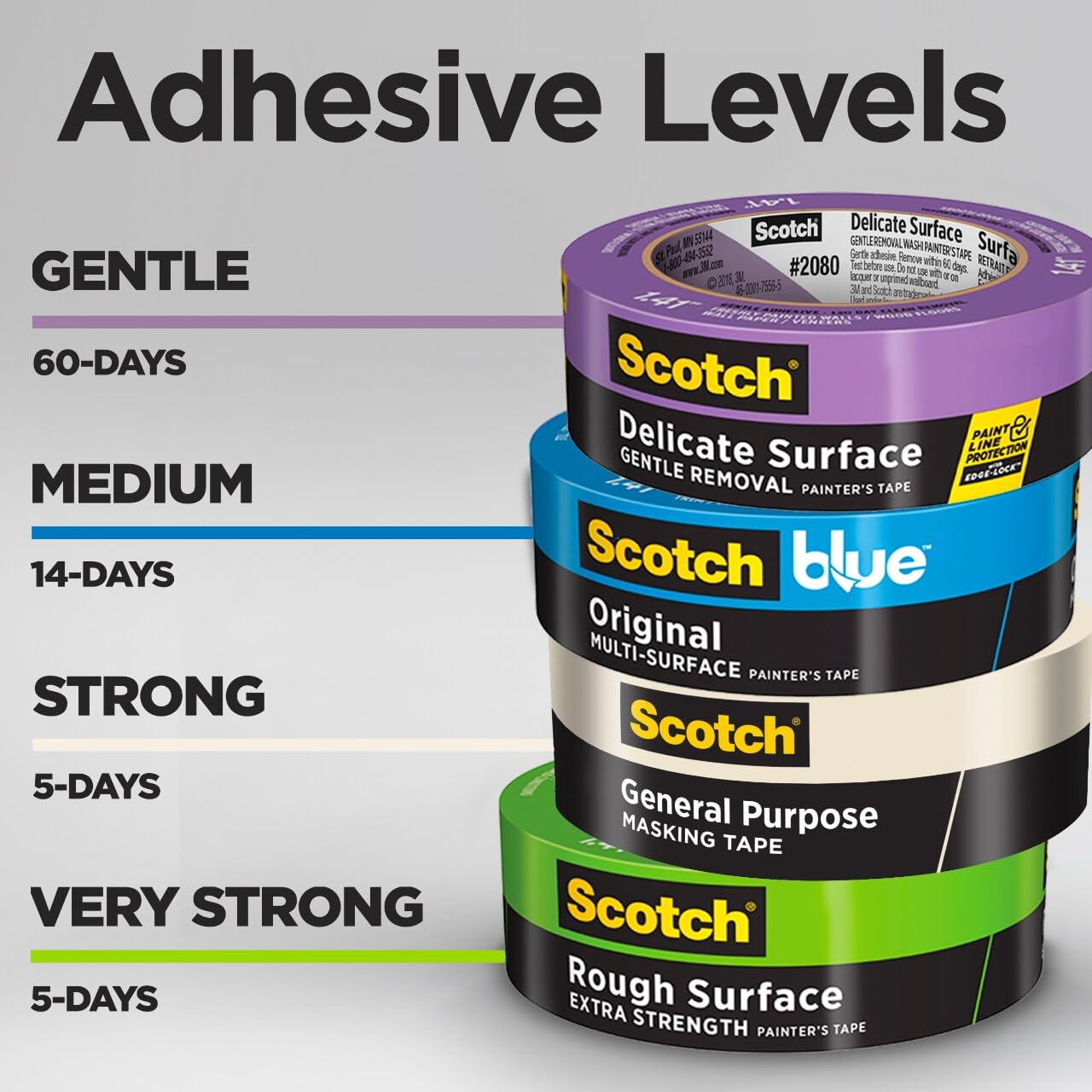 Scotch General Painting Masking Tape 48Mm X 55M 2050 image number 2