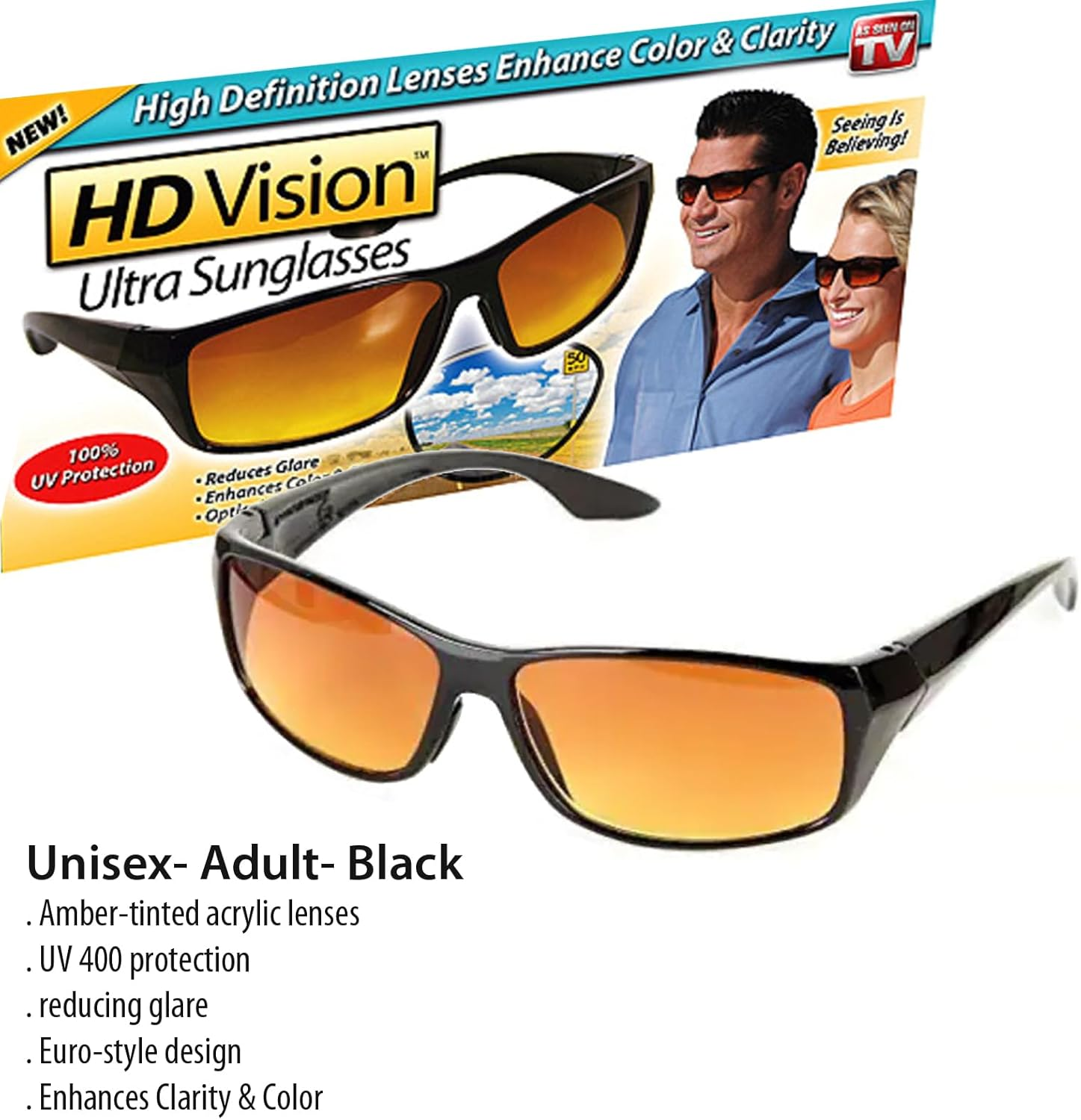 HD Vision Ultra Sunglasses (Black)