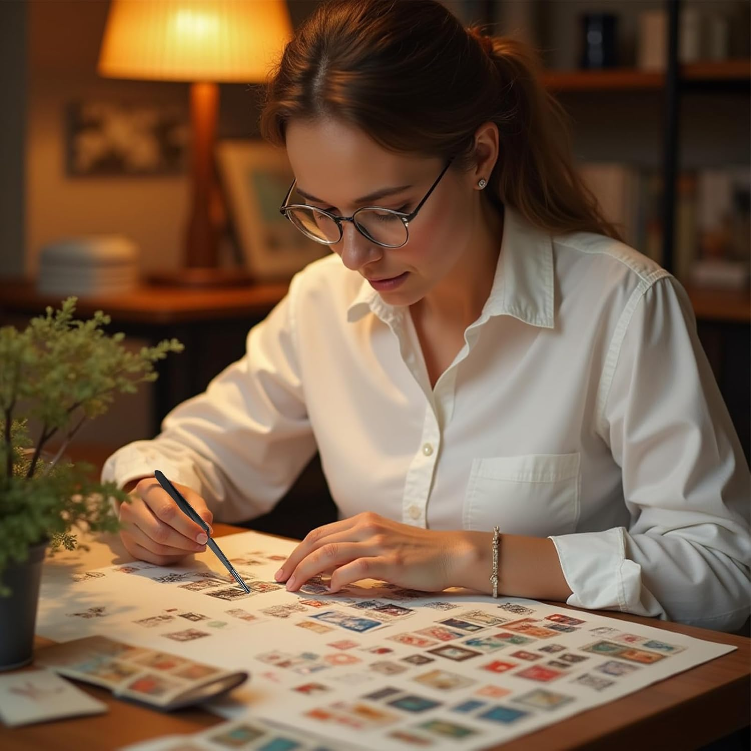 Reverse Tweezers for Crafting, 2 Pcs Rubber Tipped Tweezers Stainless Steel PVC Coated Bent and Straight Flat Tip Cross Locking Precision Tweezer Set for Crafts Jewelry Beads Coins Electronic (Black)