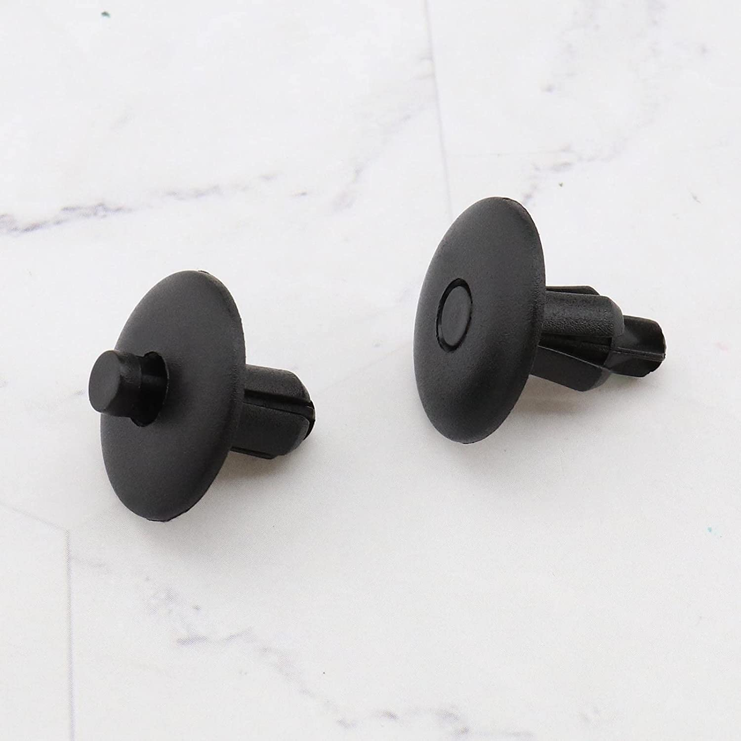 Emsea 30Pcs Wheel Arch Inner Lining Clips Car Bumper Retainers Trim Body Panel Clips 4D0807300 Plastic Compatible with Q3/Q5/Q7/A2/A4/A5/A8/S8/TT Black image number 1