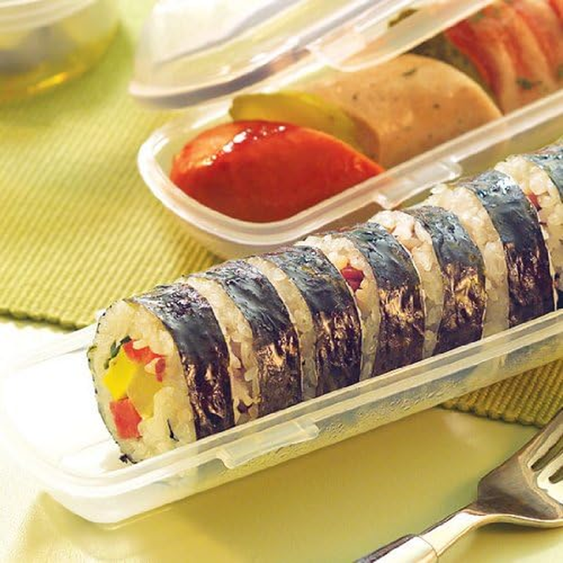 Lock & Lock 1/2-Cup Roll and Sausage Container, 4.7 Fluid Ounces