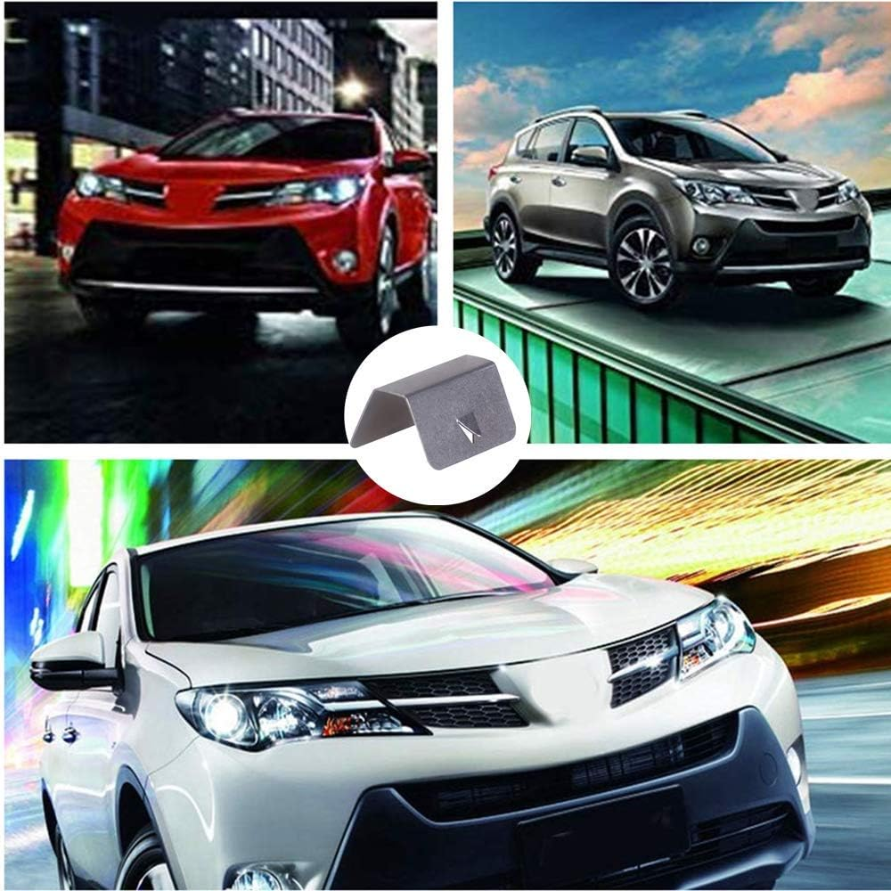 8 Pcs Wind Deflector Clips Stainless Steel Wind Rain Deflector Fitting Clips Compatible with Heko G3 image number 6