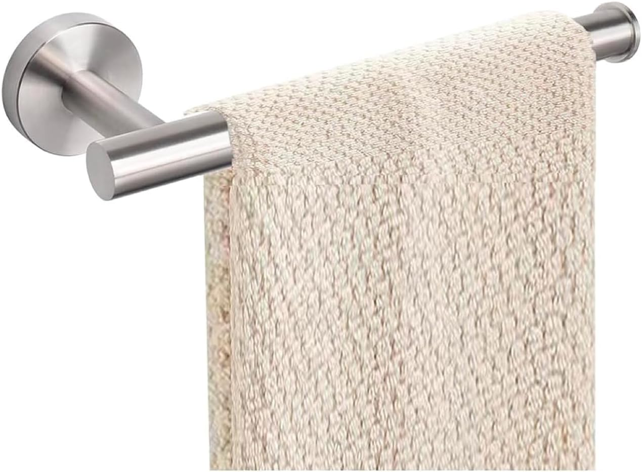 Hand Towel Holder, Towel Ring - Thicken SUS 304 Stainless Steel Hand Towel Holder for Bathroom Wall，33 Cm (1, Matte Black)