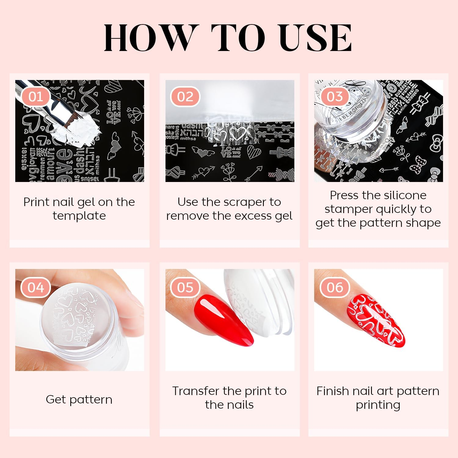 AIMEILI French Tip Nail Stamp image number 3