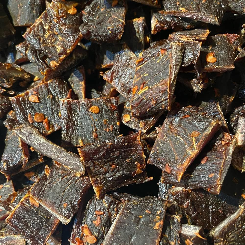 Old Bones Chilli Co - Beef Jerky - Smoked Garlic Chilli (Extra Hot), 50G image number 2