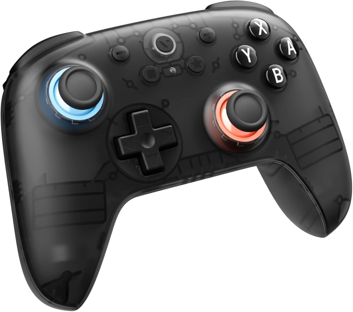 VITURE &times; 8Bitdo Ultimate 2C Bluetooth Gaming Controller for Switch & Switch 2 | 6-Axis Motion Control | Hall Effect Joysticks | Rumble Vibration | Turbo Function | Wake on Shake | Smoky Translucent image number 2
