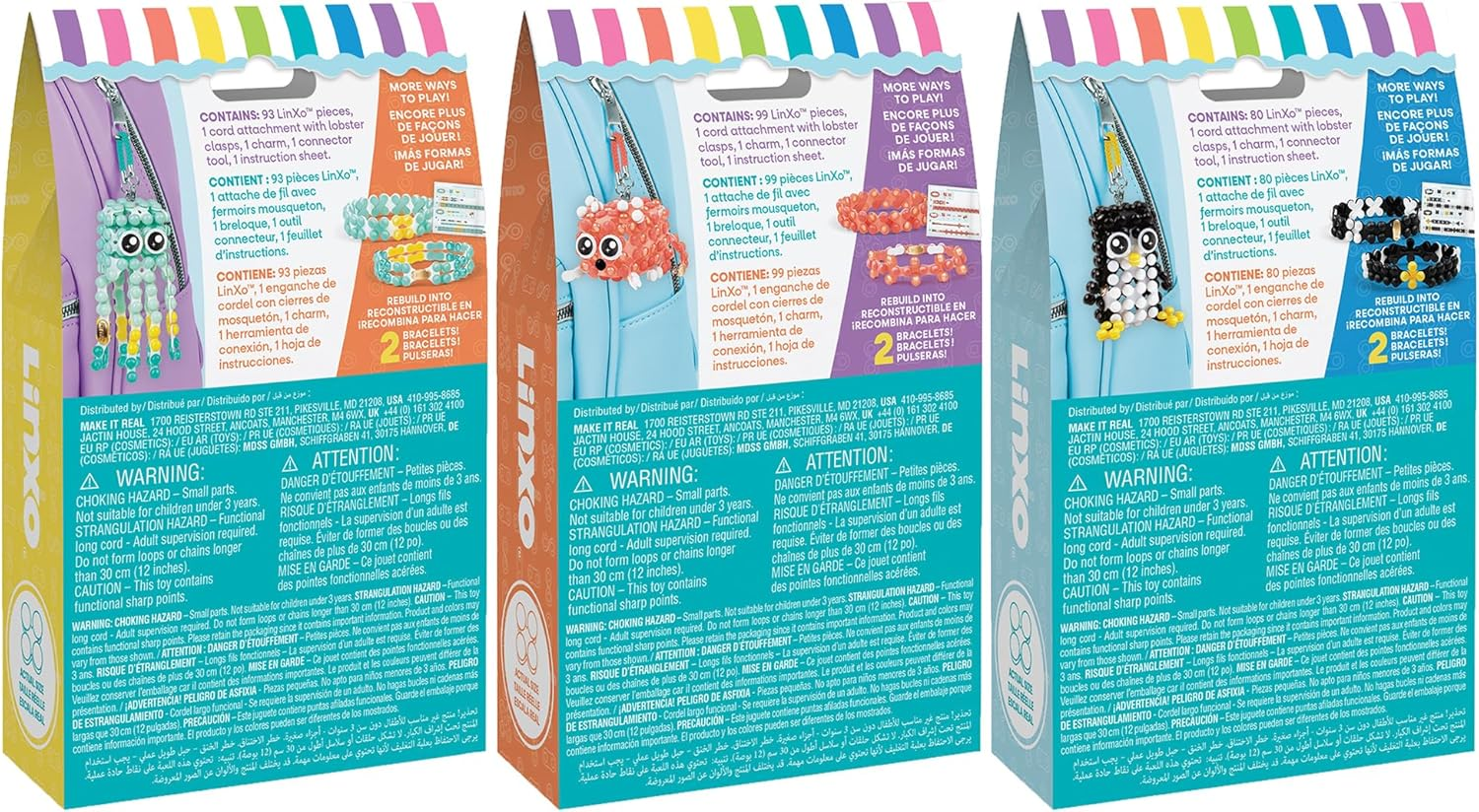 Make It Real Linxo 2 in 1 Little Friendship | 3 Pack