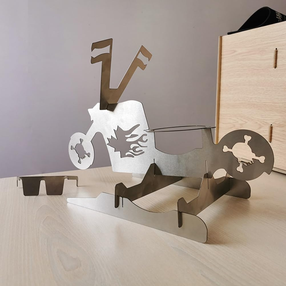 HANABASS Novelty Chicken Holder for Grill Foldable Stainless Steel Roaster Rack Stand for Grill Oven Smoker Whole Chicken Roaster, Silver image number 3