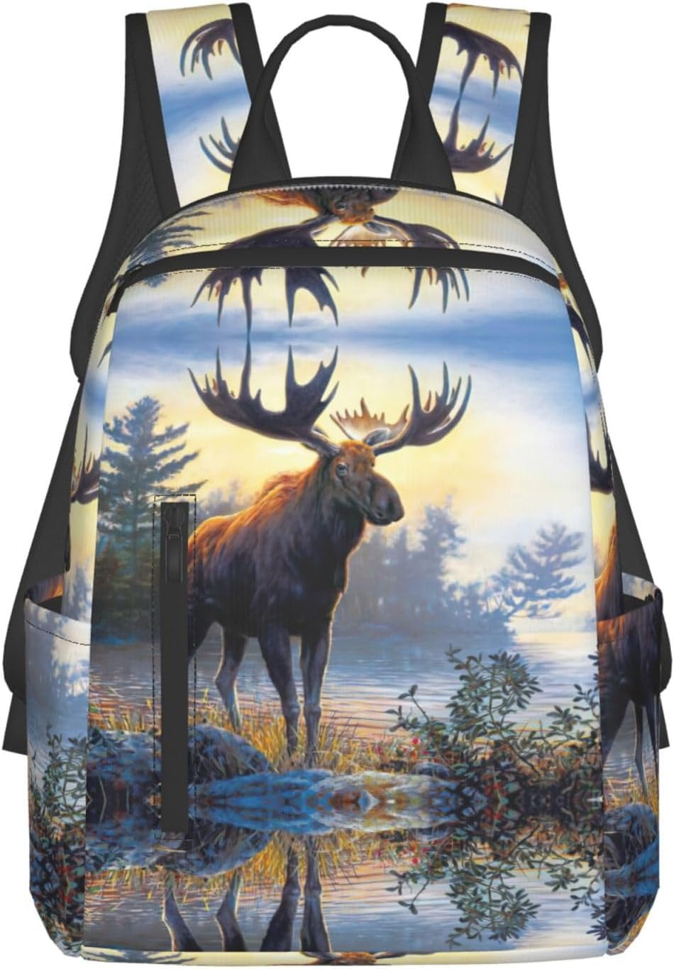 Edwal Flock of Birds Print Computer Backpack College Stylish Casual Laptop Bag for Travel/Business/Women/Men