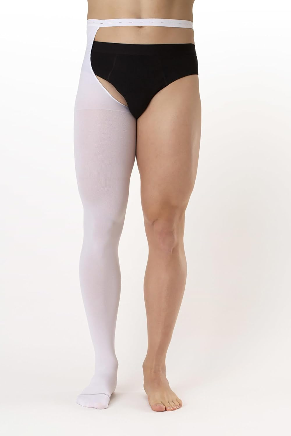 Relaxsan Antiembolism M2380RA Anti-Embolism Thigh High Stocking with Waist Attachment and Inspection Hole - RIGHT LEG - K1-18-23 Mmhg image number 4
