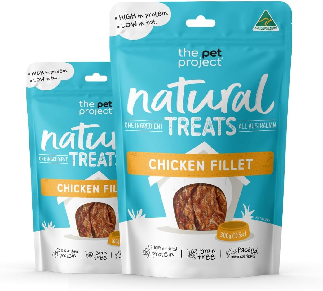 The Pet Project Australian Chicken Fillet | Natural Dog Treat Chew (300G)