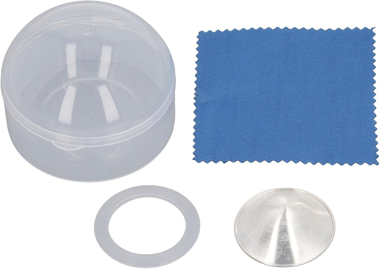 Silver Nursing Cups, Nipple Products for Nursing Newborn Breastfeeding Essentials Protect and Soothe, Standard Size Newborn Essentials Must Haves 925 Sterling Silver Nipple Product image number 4