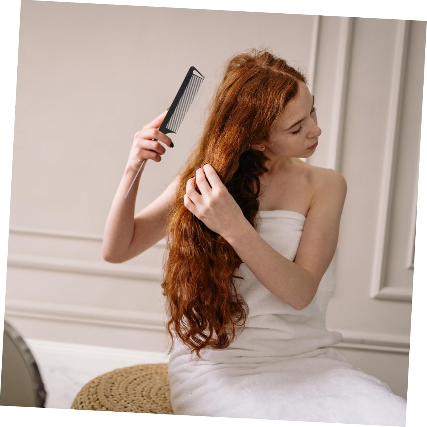 CANIGHT Salon Hair Combs Set of 12 Edges Brush and Combs for Women image number 4