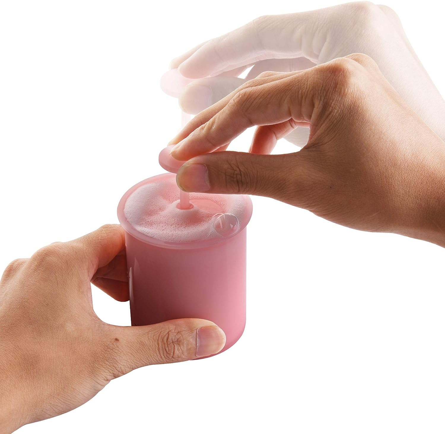 Beautyflier 2 Pieces Facial Cleanser Foam Cup Whip Bubble Maker Facial Skin Cleansing Care