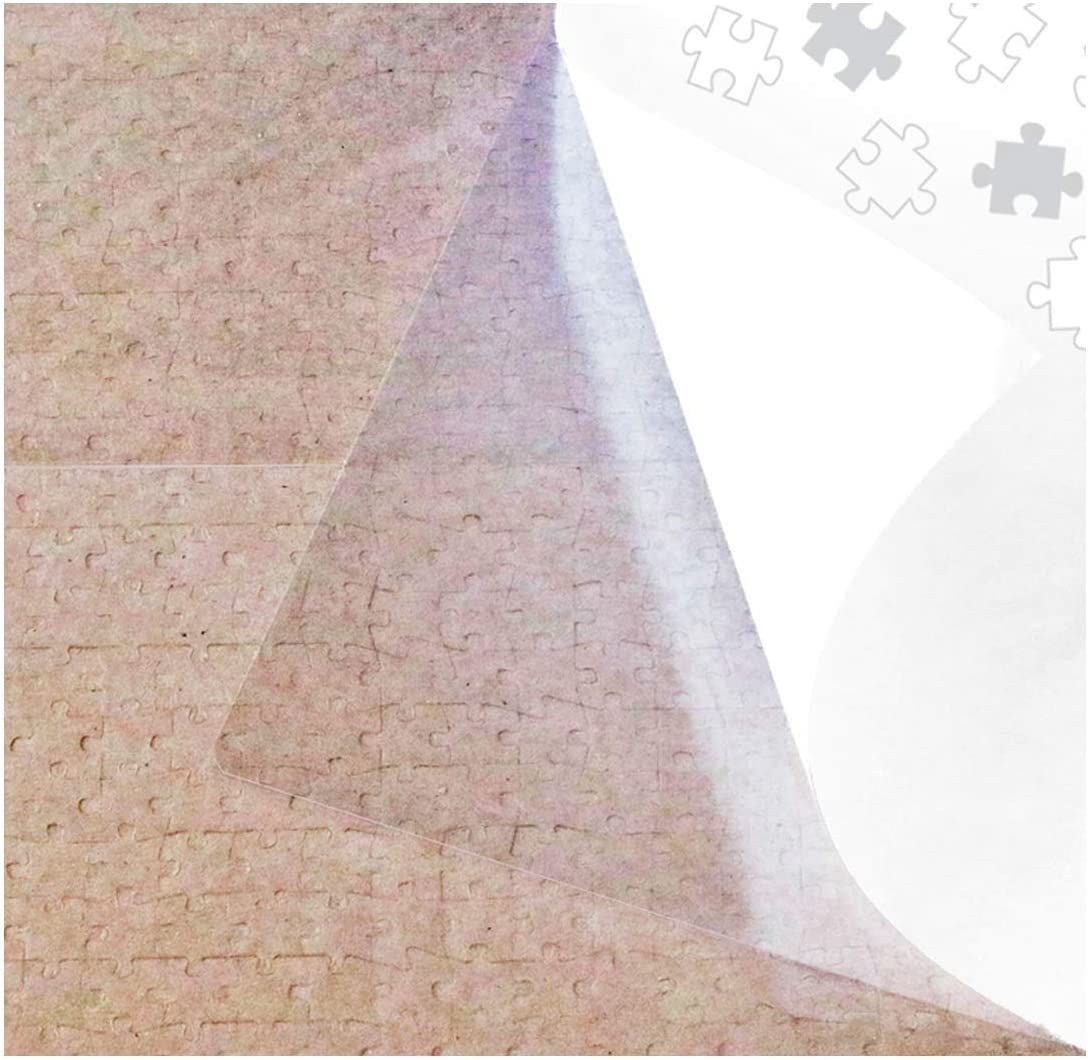 PUZZLE EZ Preserve 5 X 1000 Piece Puzzle Glue Sheets Clear Saver Peel and Stick Extra Large Thick No Mess Adhesive Sheets with Hanging Tabs for Puzzle Framing image number 3