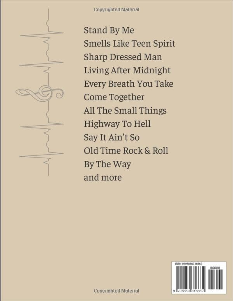 Bass Guitar Sheet Music Popular Songs: a Colection of 22 Song for Bass Guitar Tab image number 1