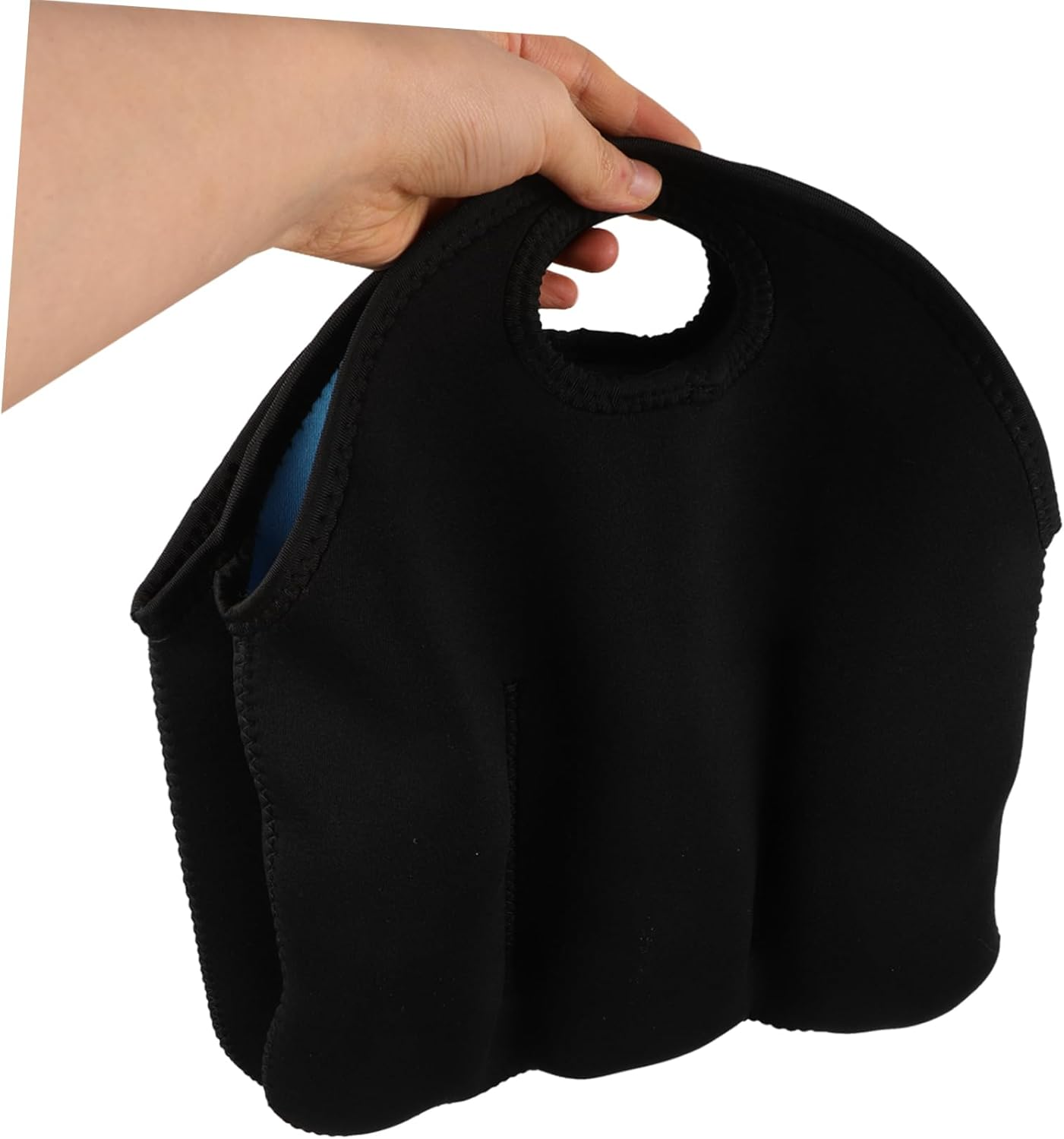 ULTECHNOVO Beer Bottle Cooler Sleeve Neoprene Beer Can Carrier Tote Bag with Handle for Outdoor Parties and Picnics 6Pcs Blue image number 5