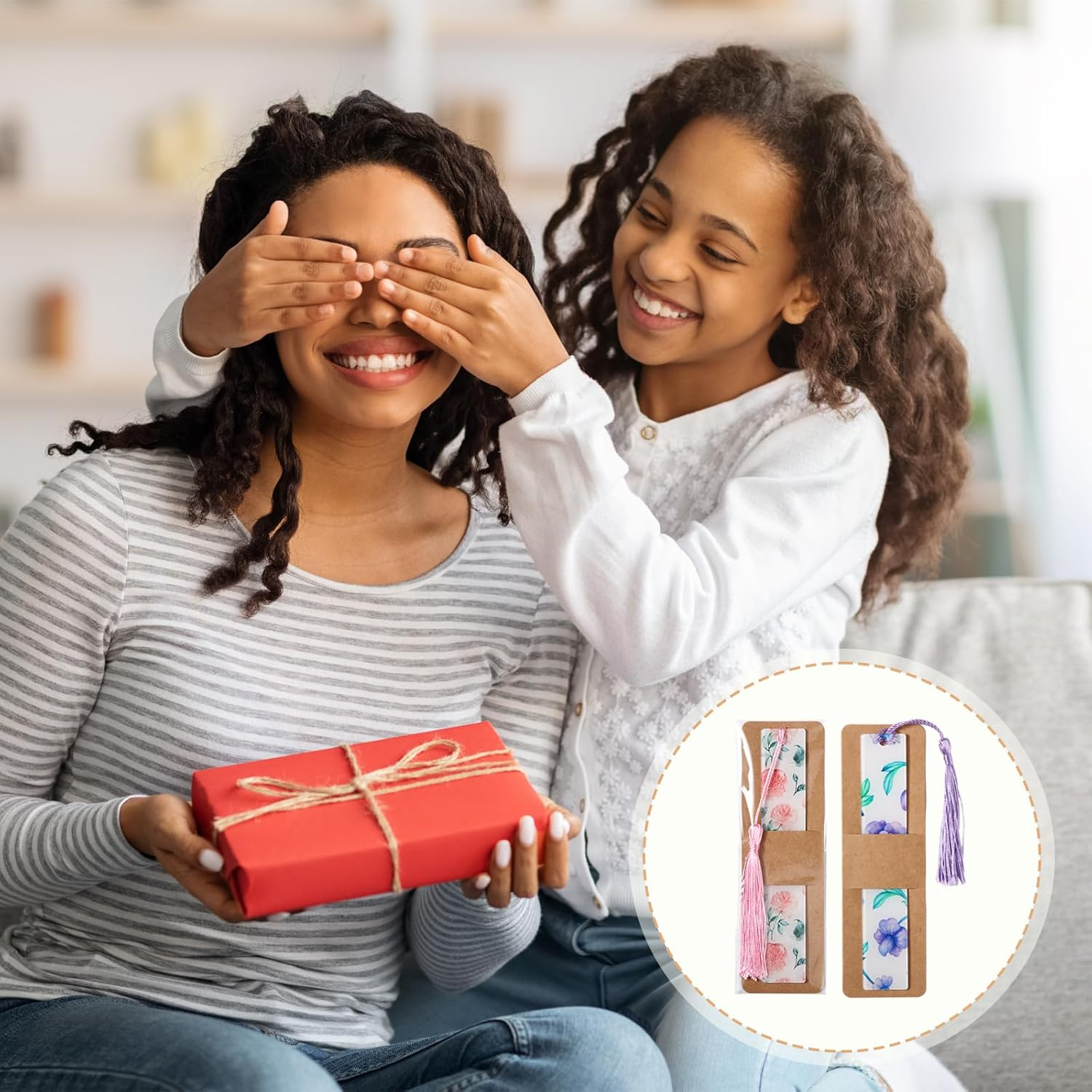 200 Pcs Bookmark Holder Set Kraft Bookmark Sleeves Transparent Self Adhesive Bag DIY Blank Bookmark Cover Display Cards for Bookmark Wrapping Small Business Packaging Supplies Party Favor Gift image number 5