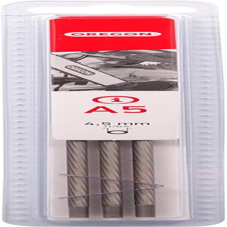 OREGON 3/16-Inch (4.8 Mm) Chainsaw Chain Sharpening round Files to Sharpen .325-Inch Saw Chains, 3 Pack (Q70508C) image number 4