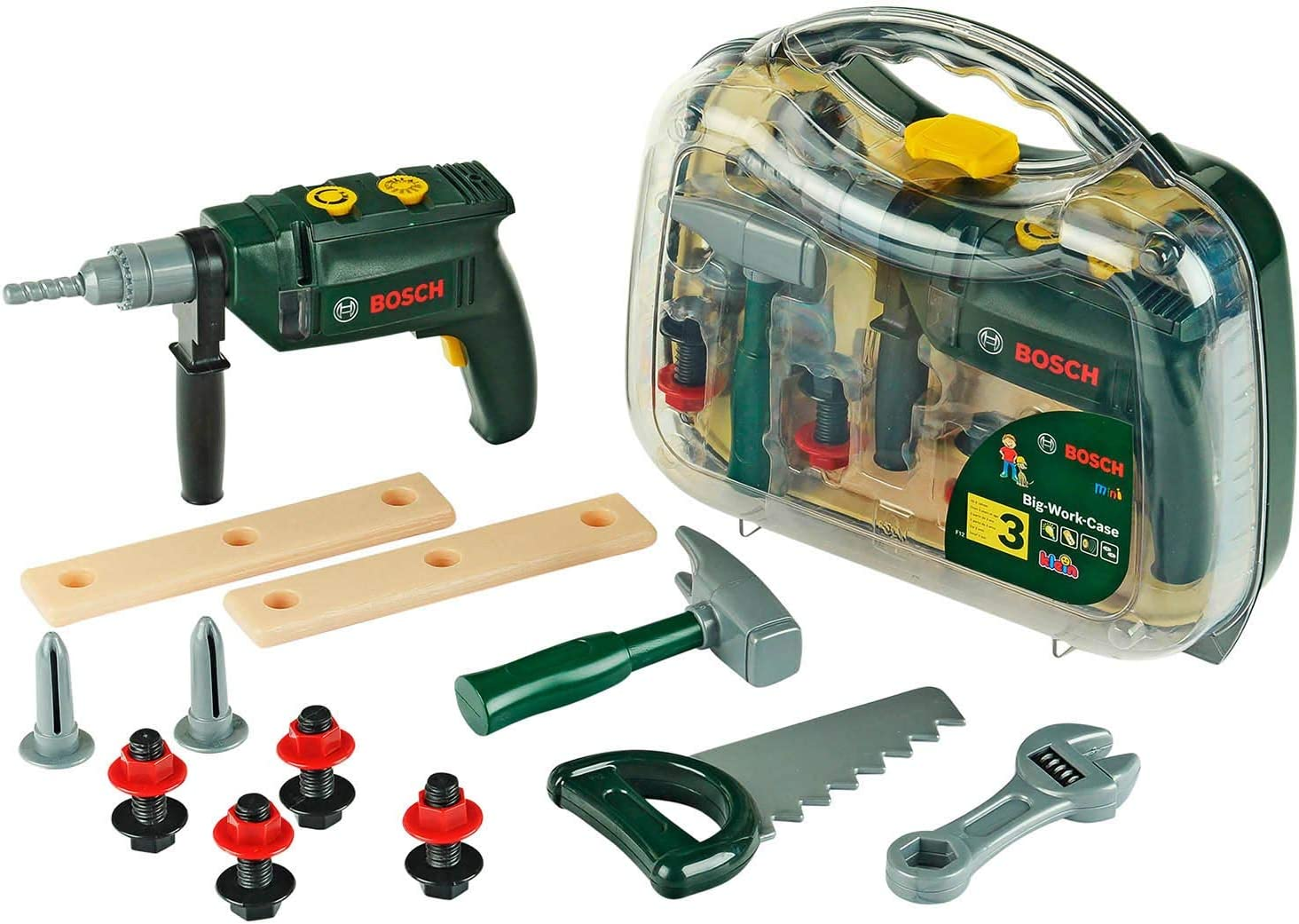 Bosch Tool Case with Hammer Drill Toy Multi - Colored image number 3
