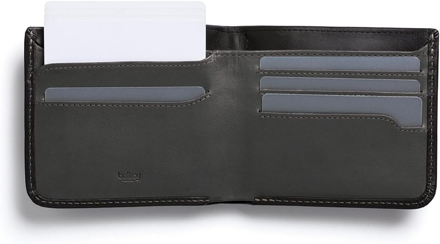 Bellroy Hide & Seek Wallet (Slim Leather Bifold Design, RFID Blocking, Holds 5&ndash;12 Cards with a Hidden Section) - Black - Everglade image number 4