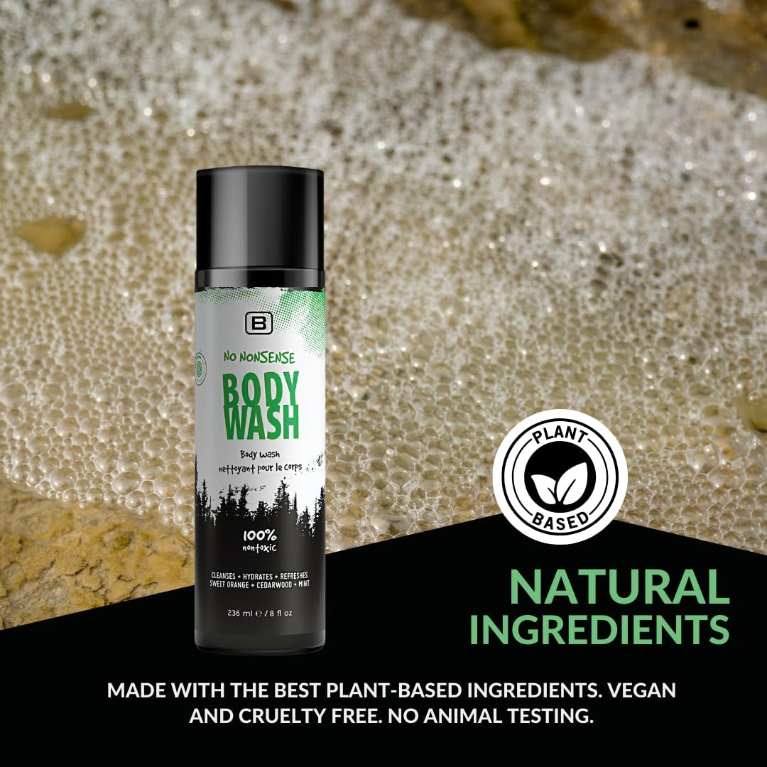 BOYZZ ONLY Natural and Organic NO NONSENSE Body Wash - EWG VERIFIED - | Cruelty Free | Vegan image number 1