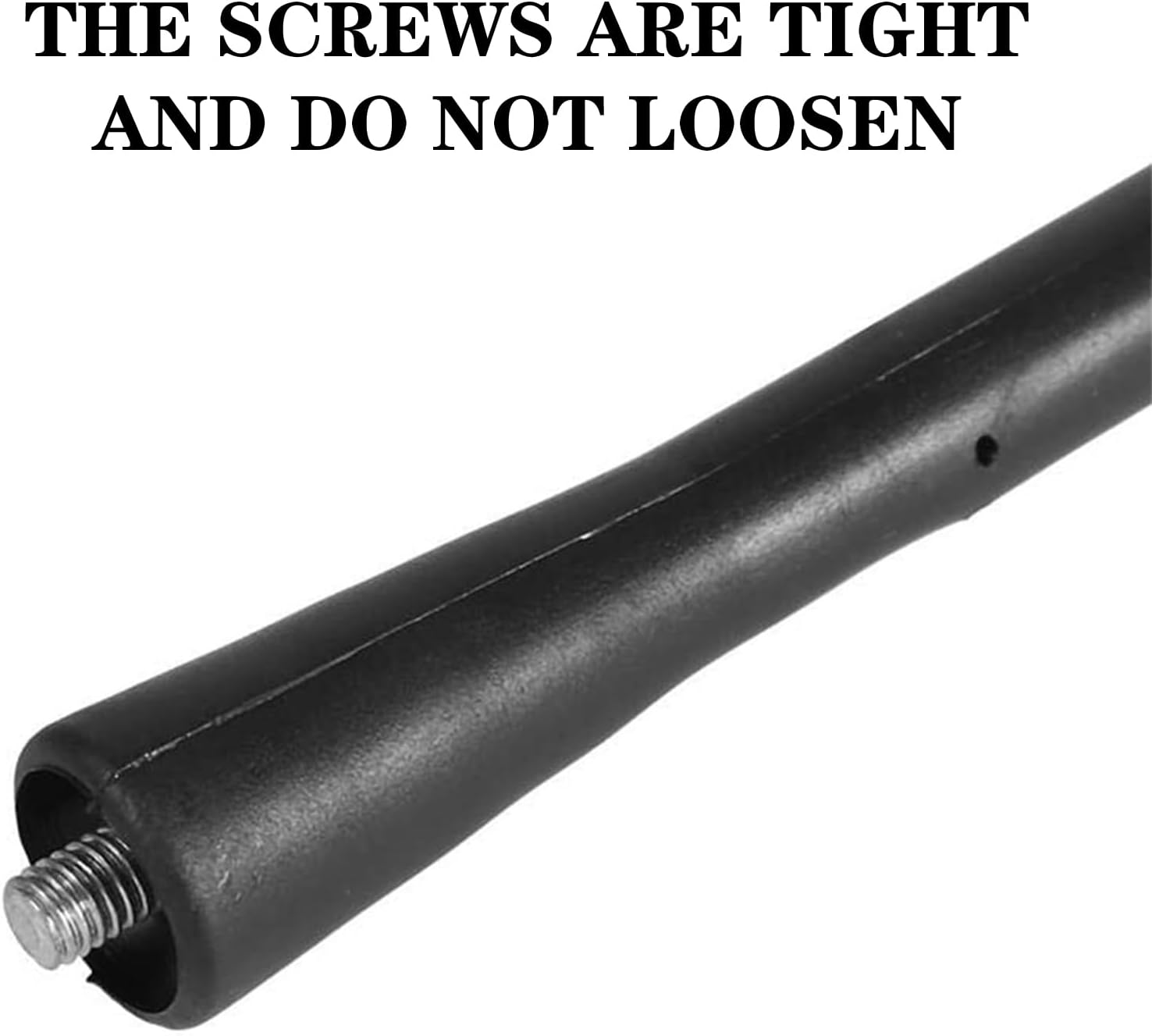 Universal Vehicle Antenna Replacement 40Cm, AM FM Roof Mount Car Radio Antenna Mast with Flexible Rubber Antennae and Threaded Adapters for Improved Signal Reception image number 2