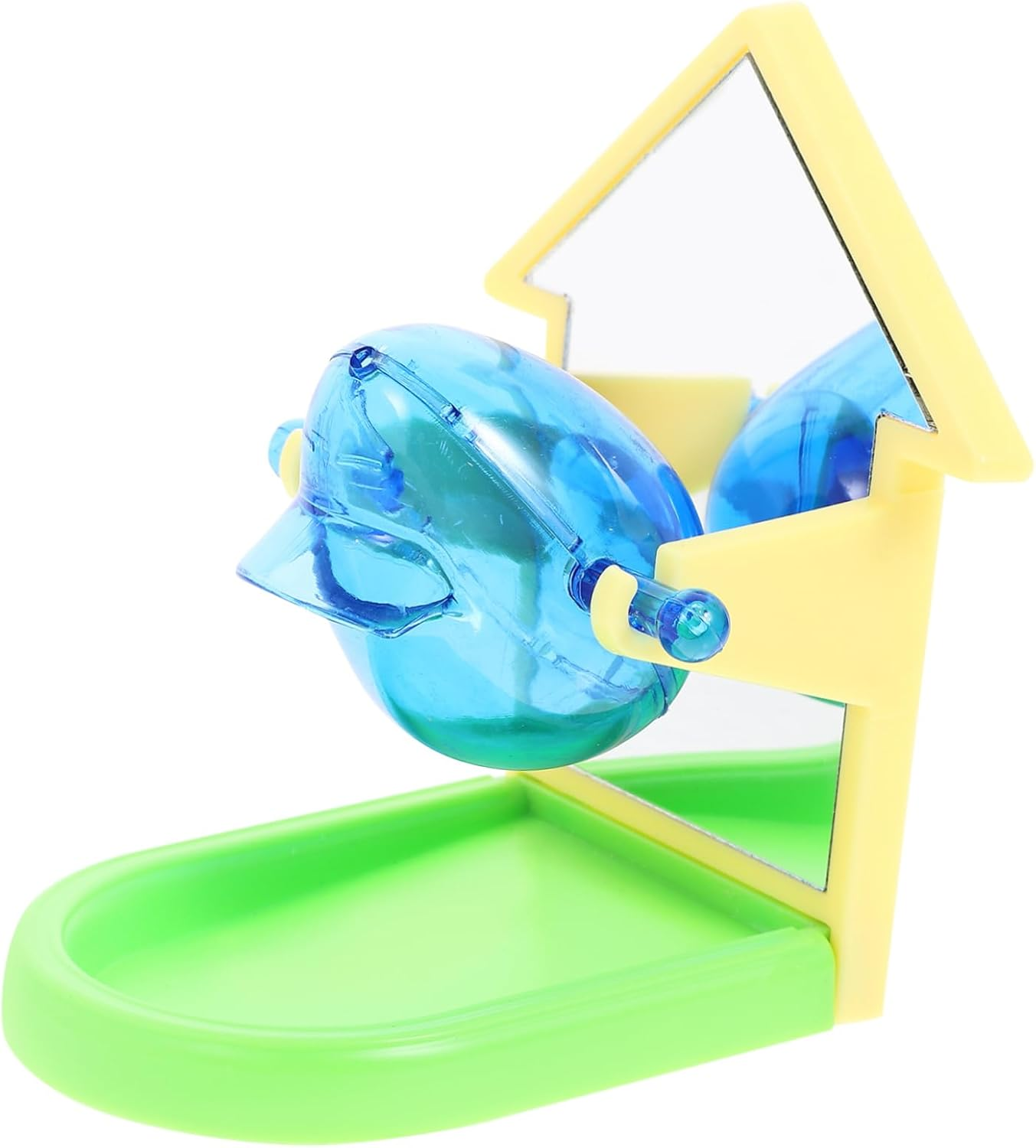 POPETPOP Parrot Slow Feeder for Pet Bird Training Space Saving Foraging Feeder with Creative Design Durable Cage Attachment Easy to Clean Random Color Random Color image number 4