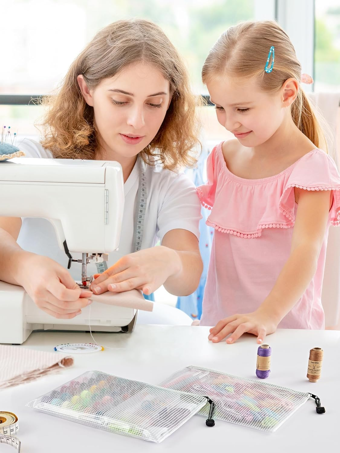 20 Pack Zipper Mesh Document Pouch, 6X9 Inch/A5, Plastic Water-Resistant File Bags, for School Office Supplies, Cosmetics Travel Storage,Black image number 2