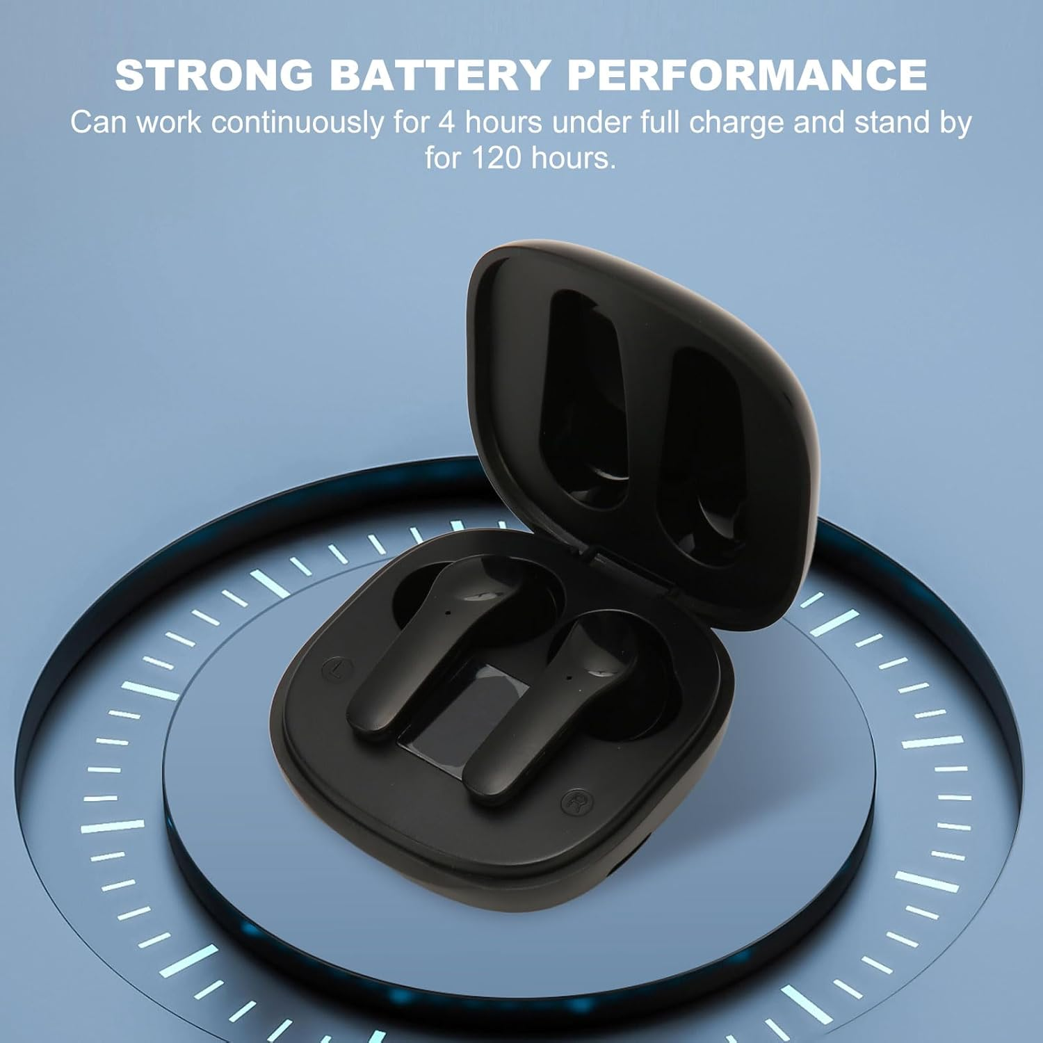 Translator Earbuds With5.3, 74 Languages 70 Accents, Real Time Translation, 4 Translation Modes, Ergonomic Design, Hifi Stereo, for Music Call (Black) image number 2