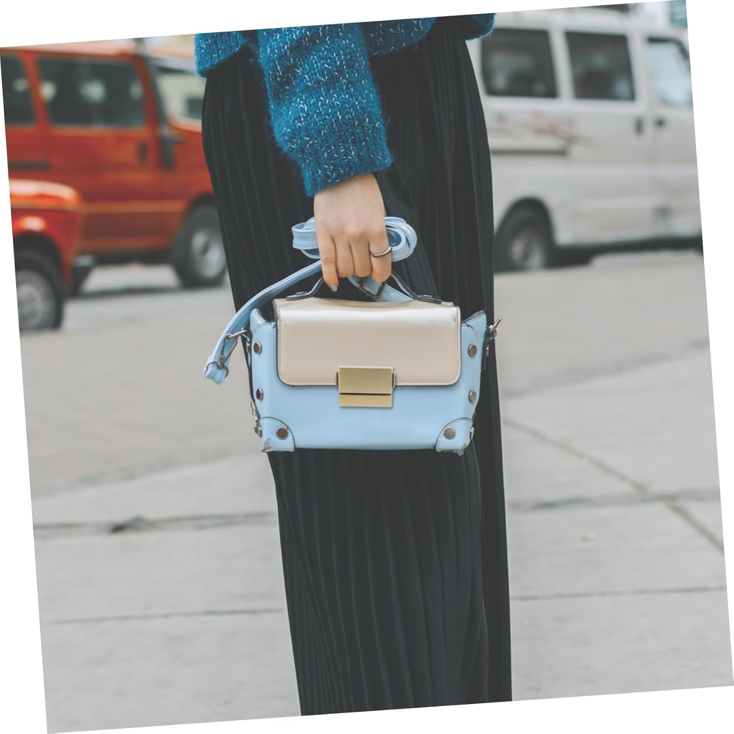 TEHAUX 20Pcs Purse Tuck Lock Clasp Lock Bag Closure Clasp Purse Closure Fastener Bag Accessory for Handbag Decorative Tuck and Small Replacements