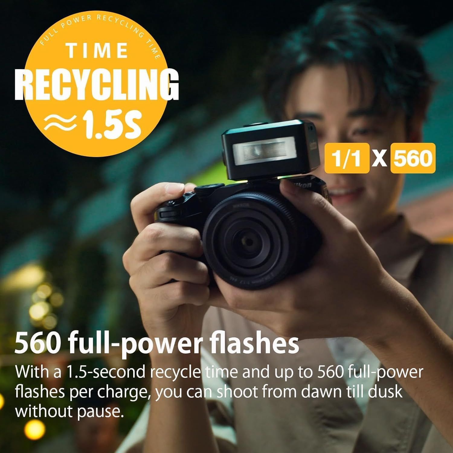 Godox It30Pro S TTL Mini Flash for Sony Camera, Godox It30 Pro S 2.4G HSS 1/8000S TTL Wireless Flash Compatible with Sony A7III A7IV A7R A7S A7 A7-II A7-III A7R-II A7R-III A6400 A6300 A6000 (Black) - Silver image number 7